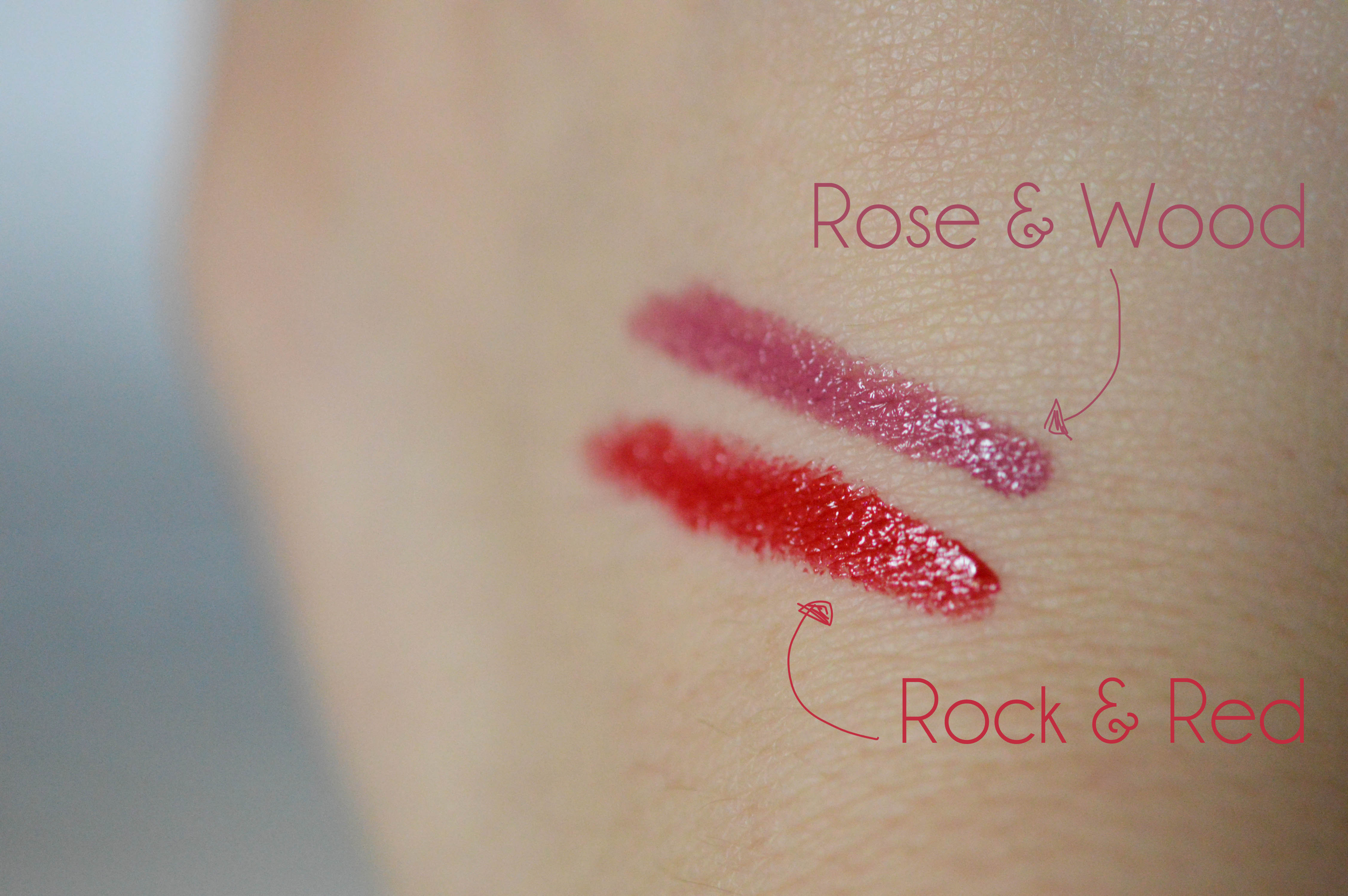 ALITTLEB_BLOG_BEAUTE_RESERVE_NATURELLE_LIP_AND_KISS_ROSE_AND_WOOD_ROCK_AND_RED_SWATCH