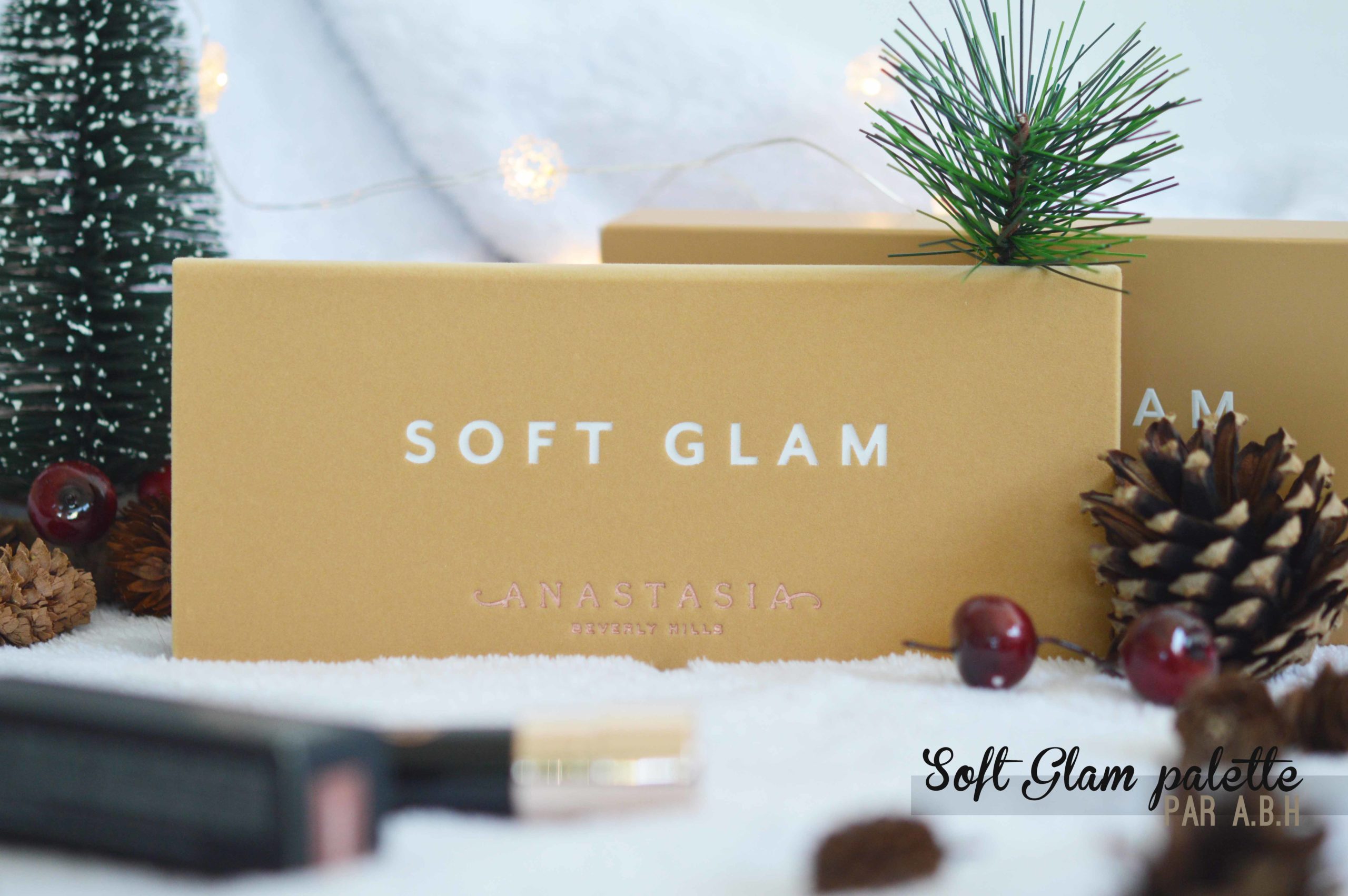 Le packaging de la Soft Glam palette d'Anastasia Beverly Hills