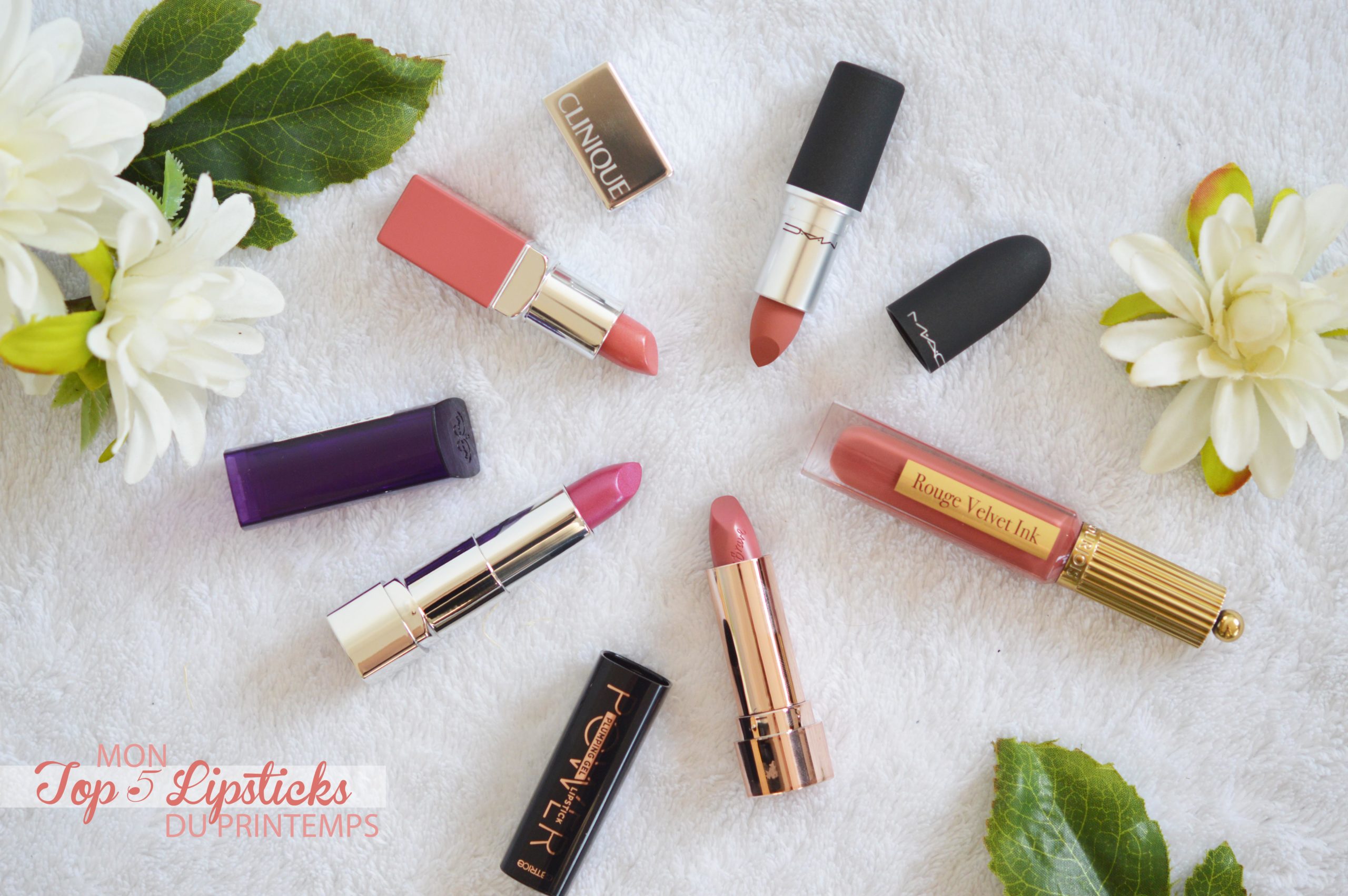 Top 5 lipsticks du printemps avec notino