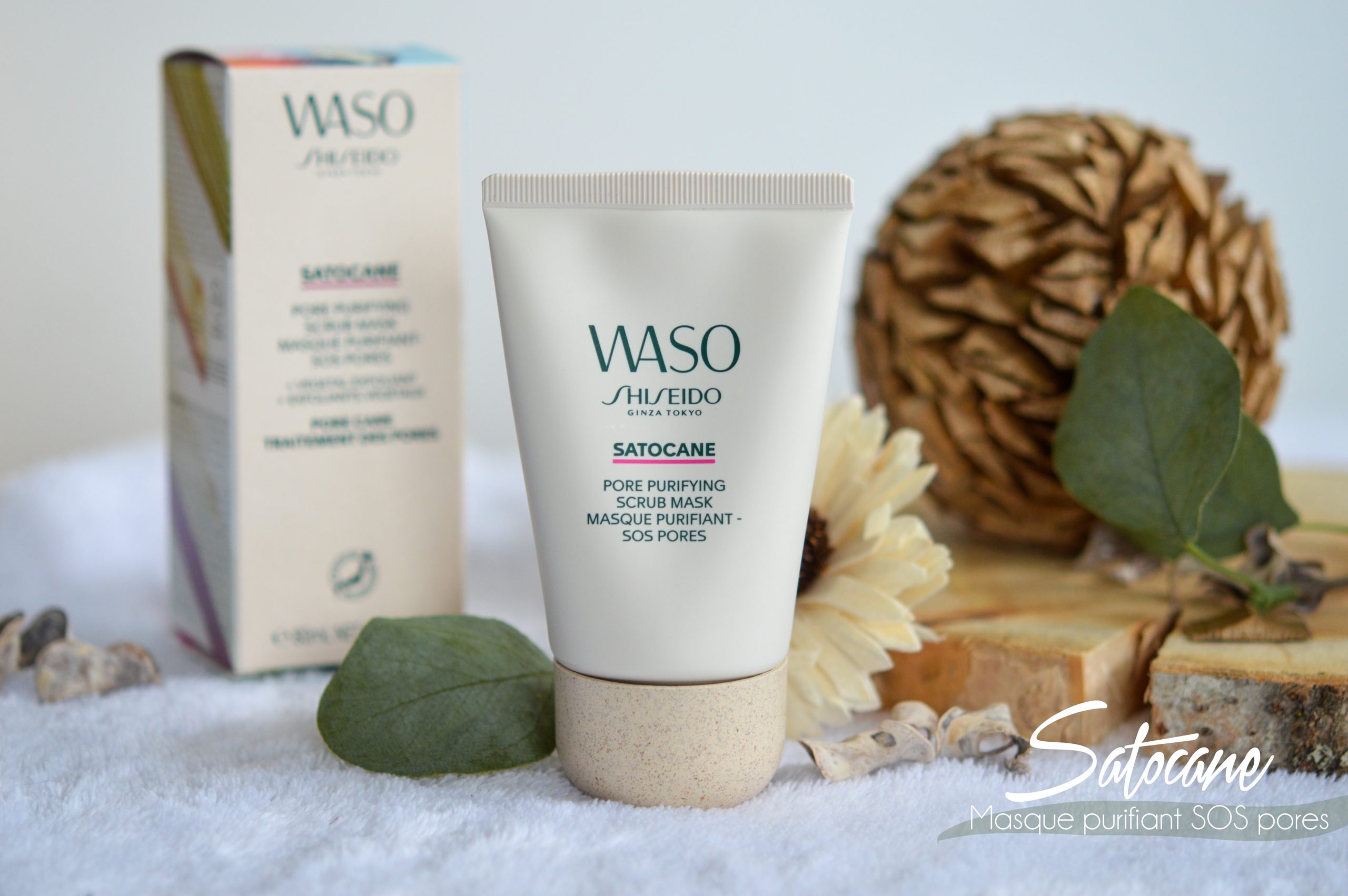 masque purifiant sos pores de waso : lisse et resserre les pores