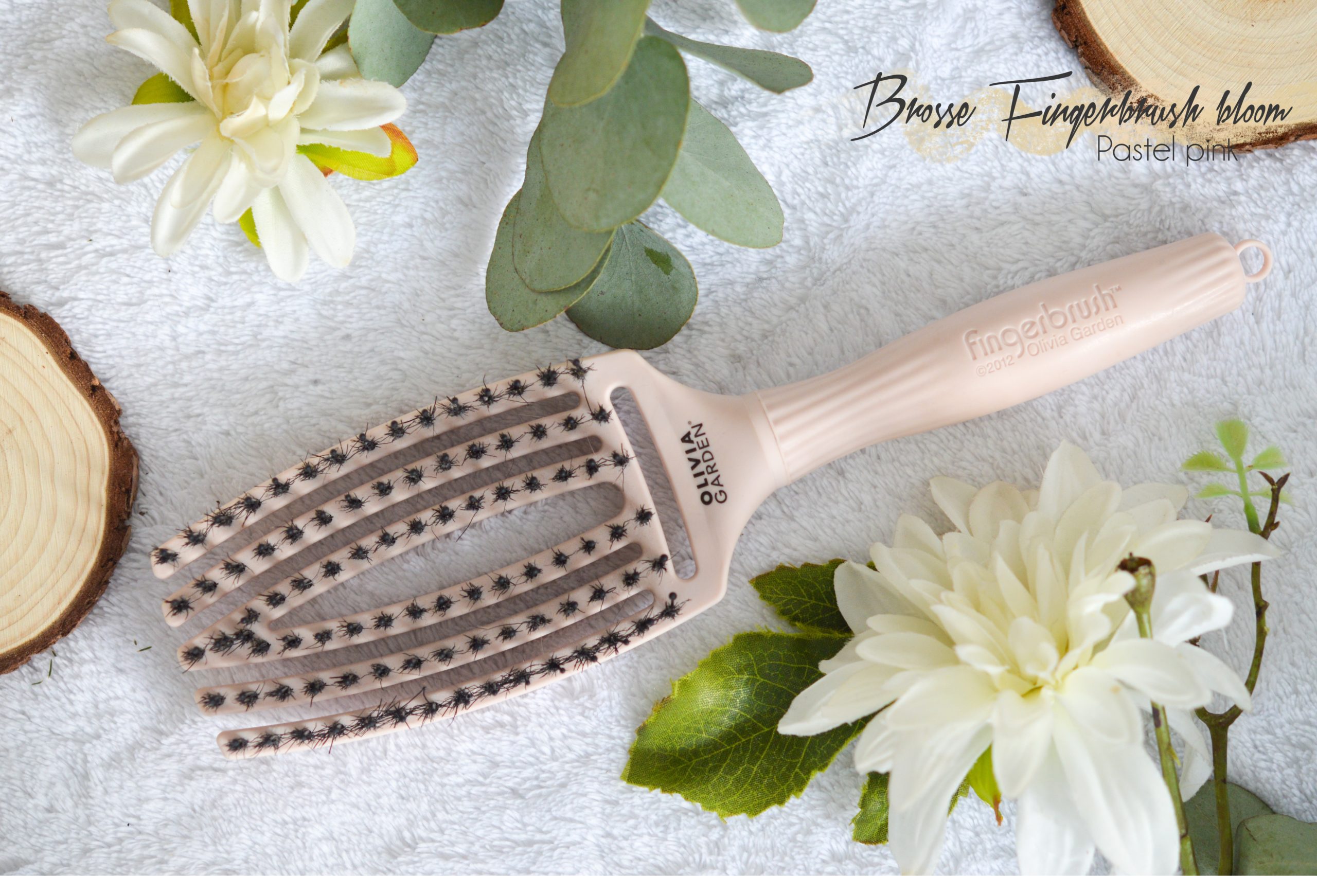 brosse à cheveux olivia garden finger brush bloom