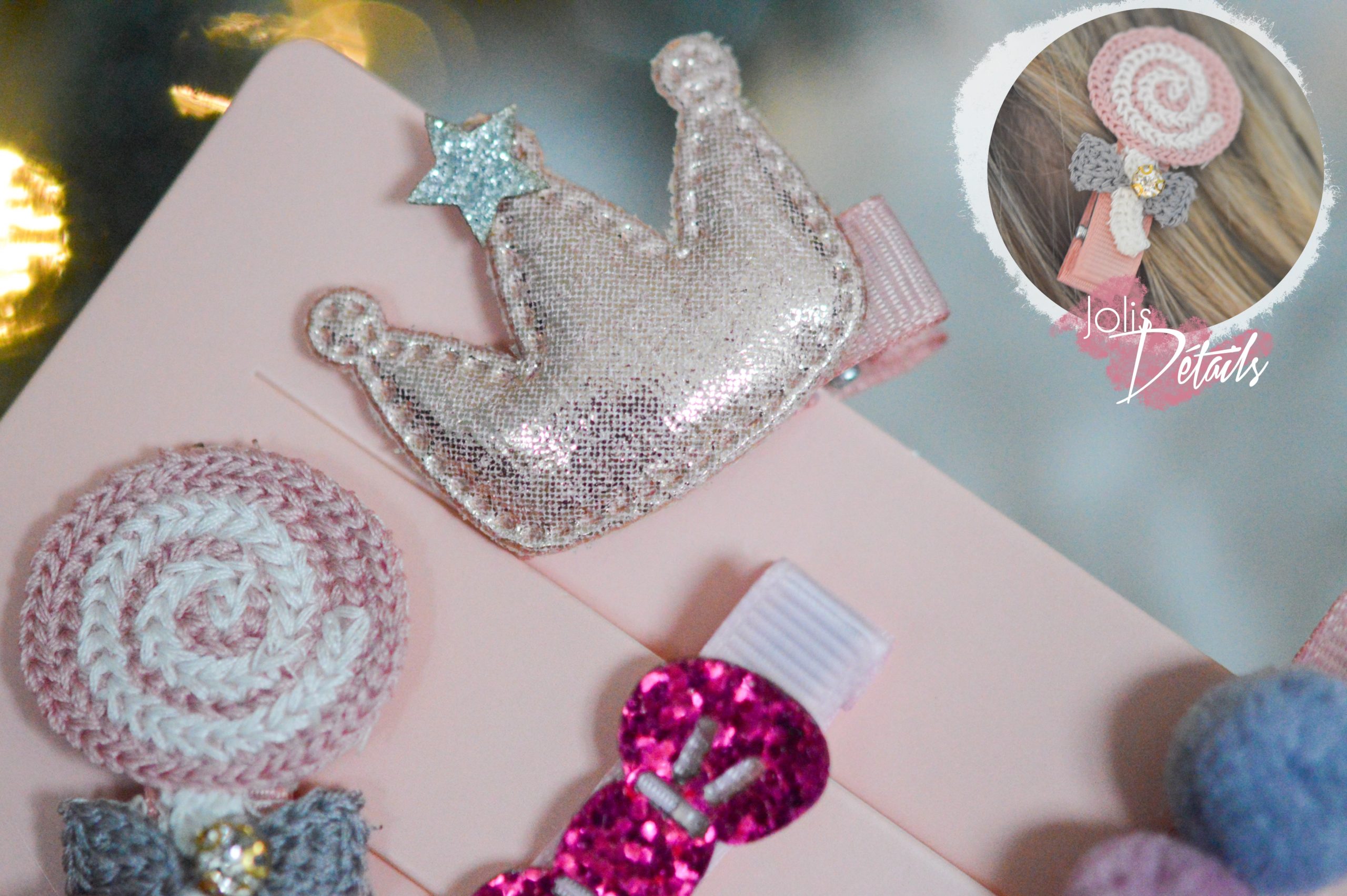 kit de barrettes cheveux Brushart Little Princess