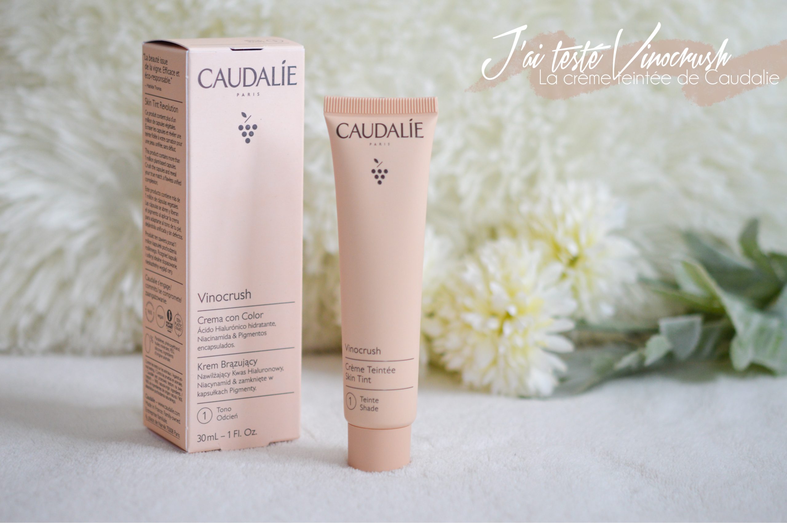 J’ai testé Vinocrush : la crème teintée de Caudalie !