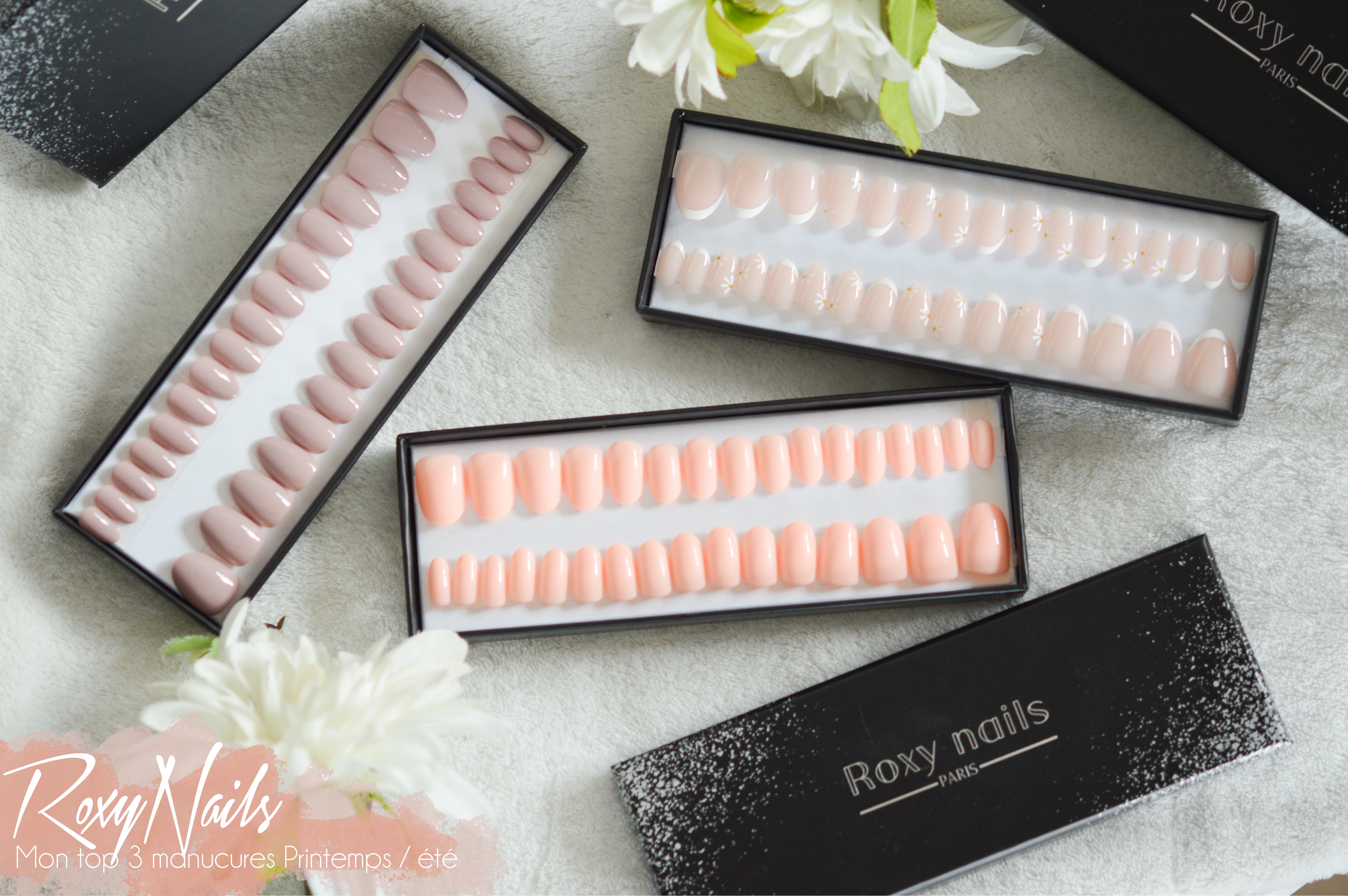 Roxynails : mon top 3 manucures préférées pour la saison printemps/été !